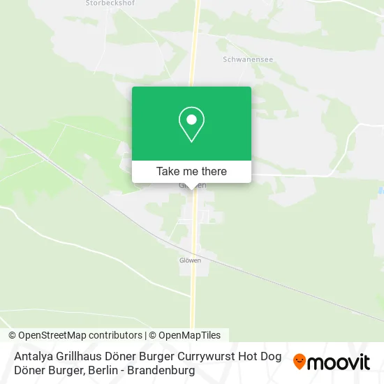Antalya Grillhaus Döner Burger Currywurst Hot Dog Döner Burger map