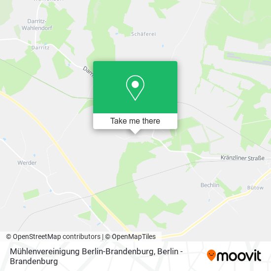 Mühlenvereinigung Berlin-Brandenburg map