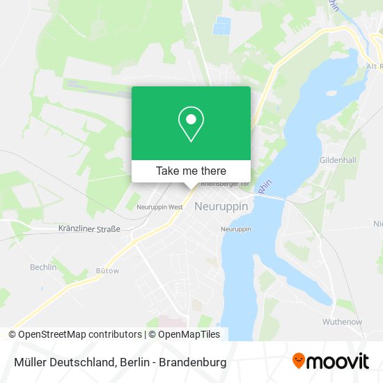 Müller Deutschland map