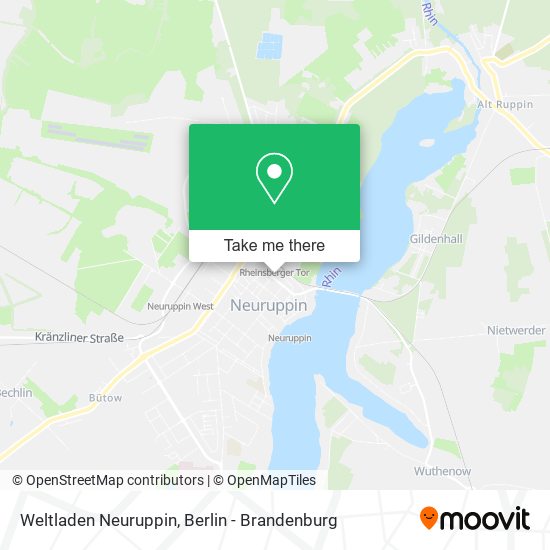 Weltladen Neuruppin map