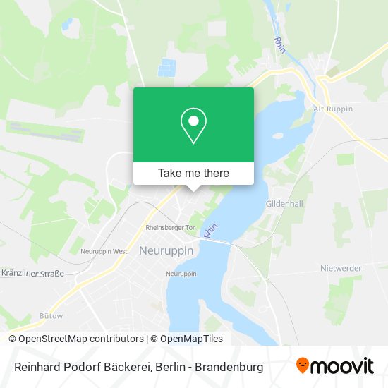 Reinhard Podorf Bäckerei map