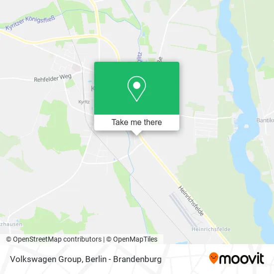 Volkswagen Group map