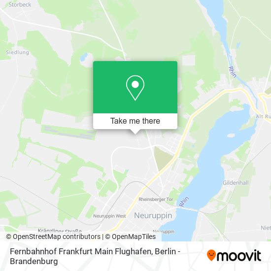 Fernbahnhof Frankfurt Main Flughafen map