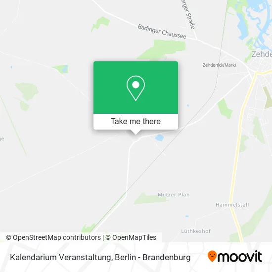 Карта Kalendarium Veranstaltung