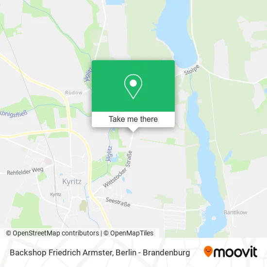 Backshop Friedrich Armster map