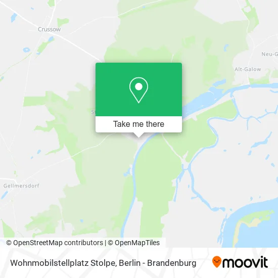 Карта Wohnmobilstellplatz Stolpe
