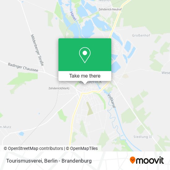 Tourismusverei map