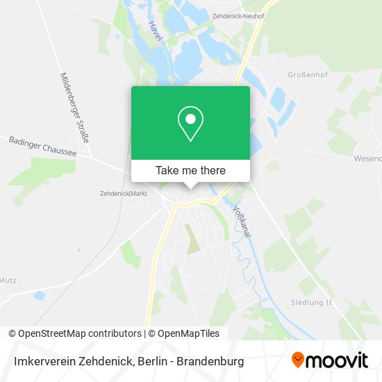 Imkerverein Zehdenick map