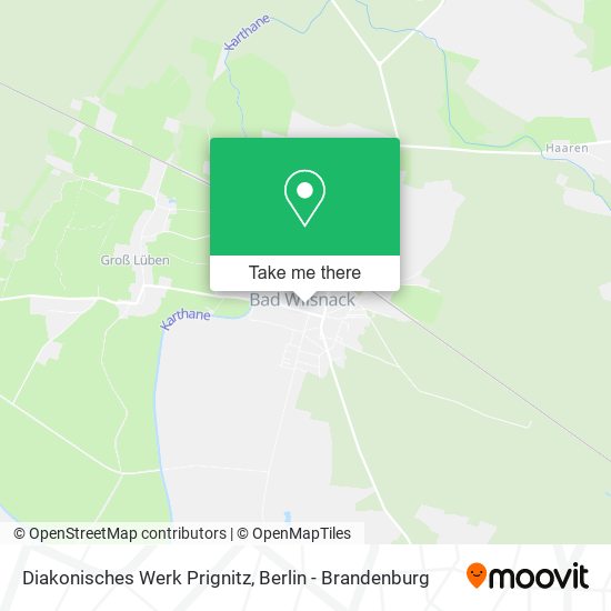 Diakonisches Werk Prignitz map