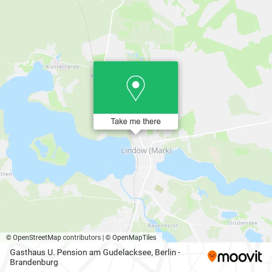 Карта Gasthaus U. Pension am Gudelacksee