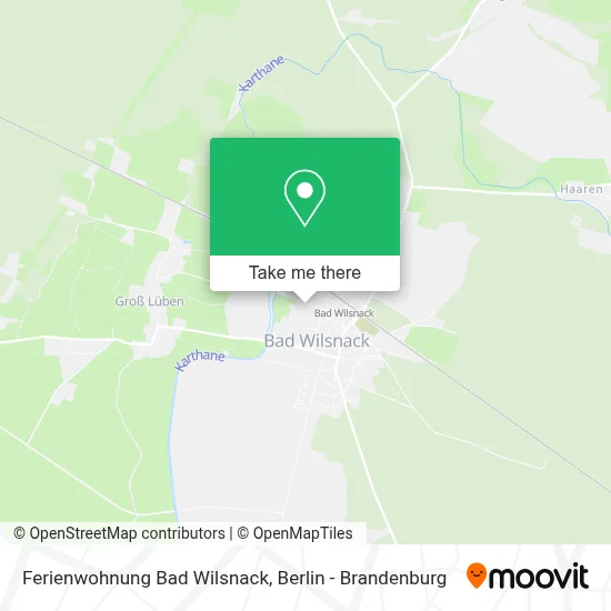Ferienwohnung Bad Wilsnack map