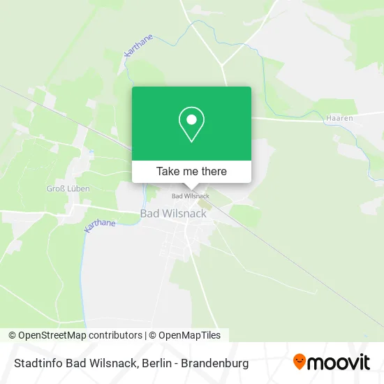 Карта Stadtinfo Bad Wilsnack