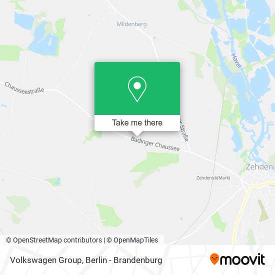 Volkswagen Group map