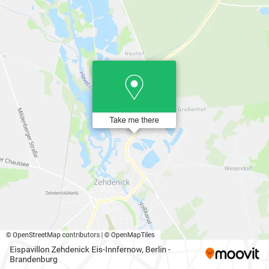 Карта Eispavillon Zehdenick Eis-Innfernow