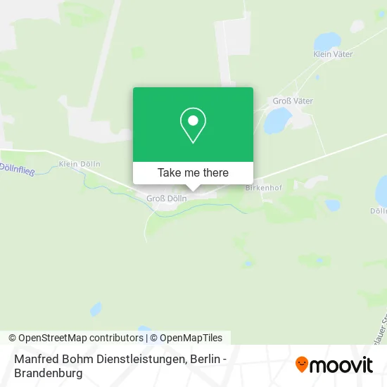 Карта Manfred Bohm Dienstleistungen