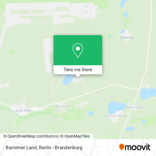 Barnimer Land map