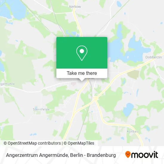 Карта Angerzentrum Angermünde