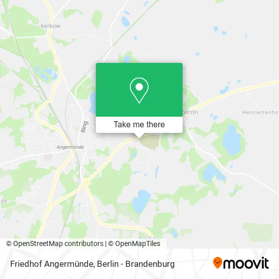 Карта Friedhof Angermünde