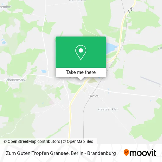 Карта Zum Guten Tropfen Gransee