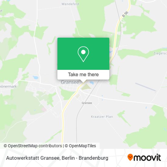 Autowerkstatt Gransee map