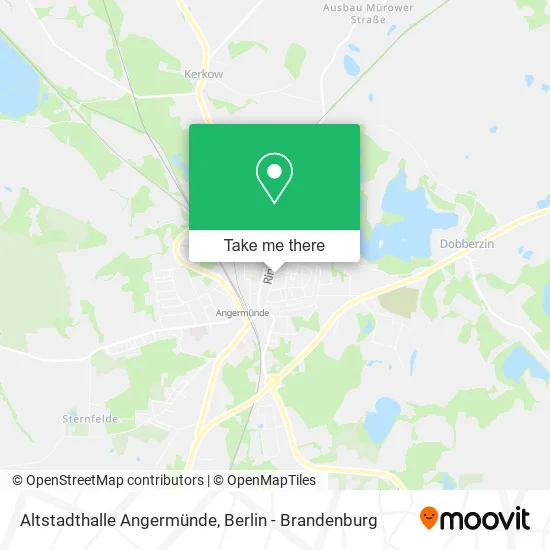Карта Altstadthalle Angermünde