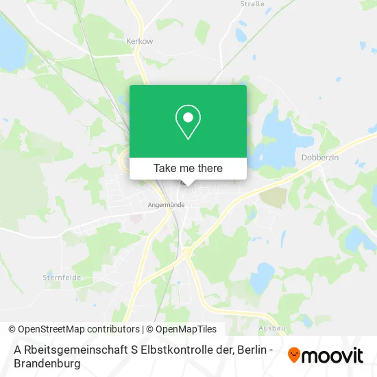 Карта A Rbeitsgemeinschaft S Elbstkontrolle der