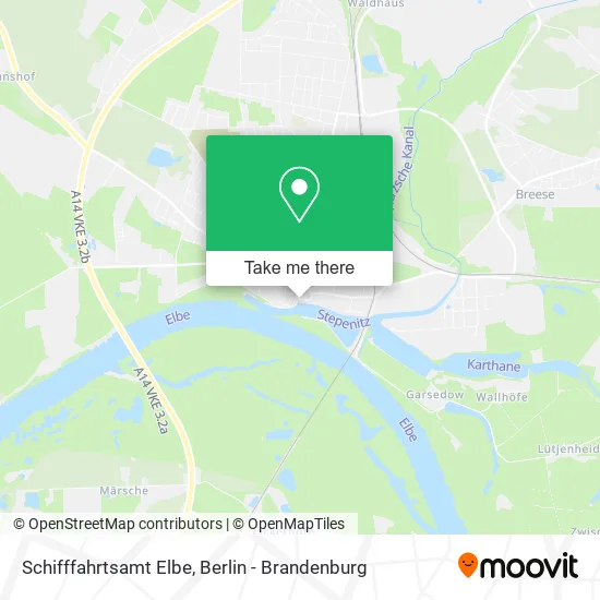 Карта Schifffahrtsamt Elbe