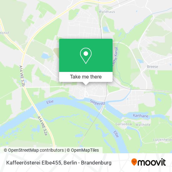 Kaffeerösterei Elbe455 map