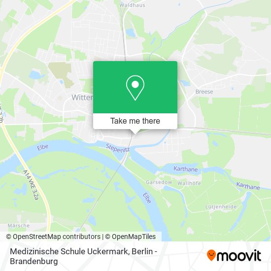 Medizinische Schule Uckermark map