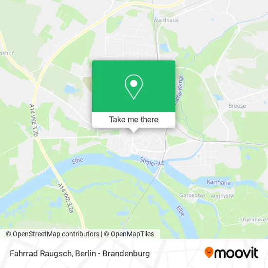 Карта Fahrrad Raugsch