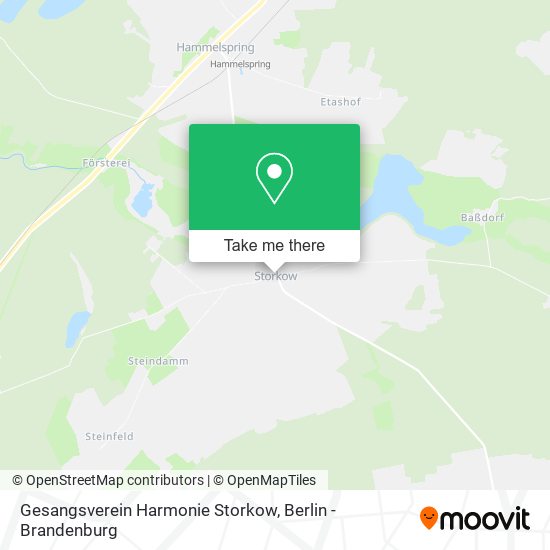 Gesangsverein Harmonie Storkow map