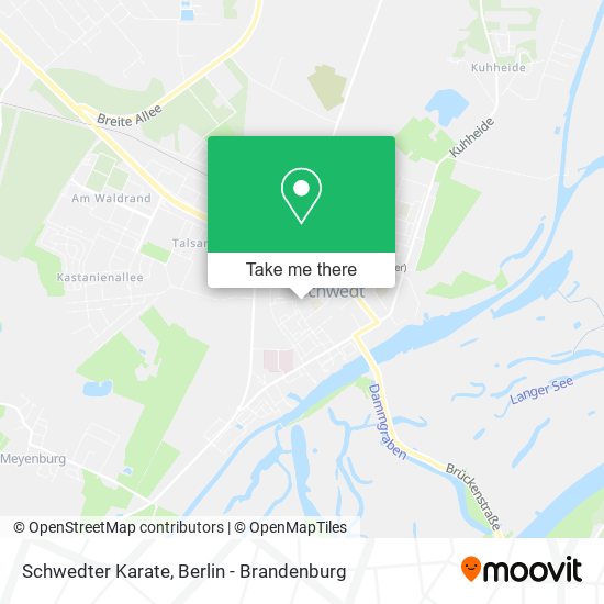 Schwedter Karate map
