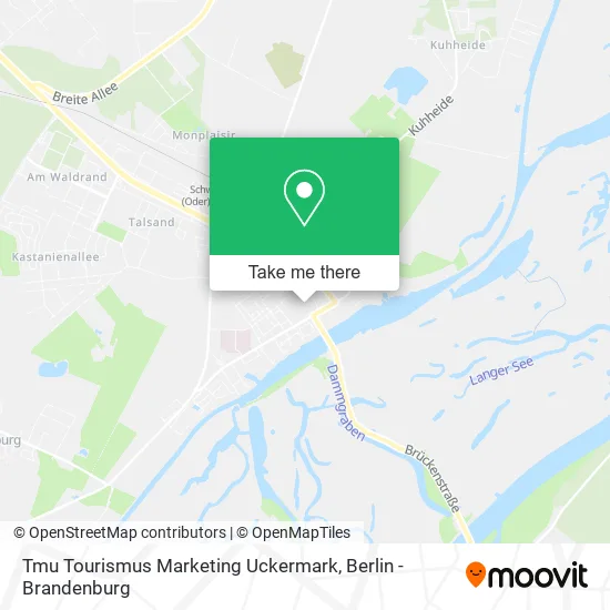 Карта Tmu Tourismus Marketing Uckermark