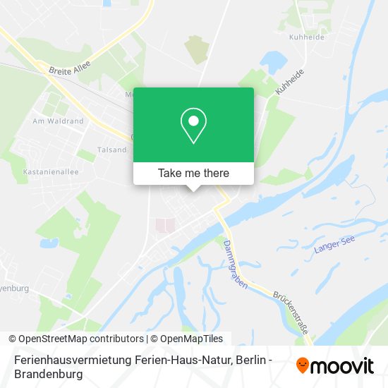 Ferienhausvermietung Ferien-Haus-Natur map