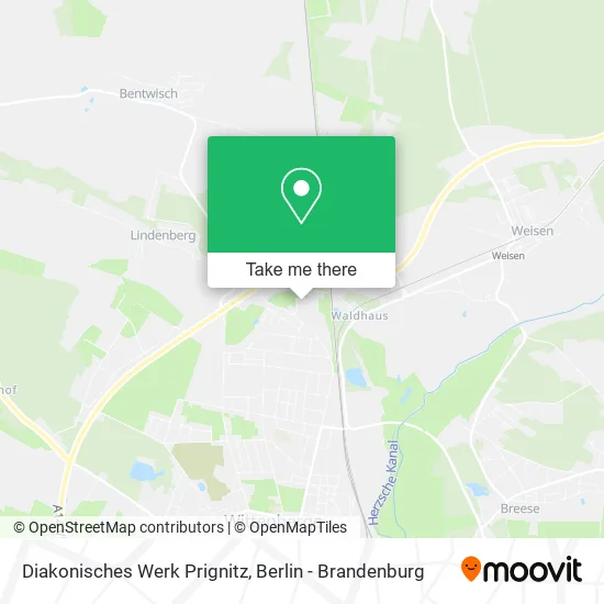 Карта Diakonisches Werk Prignitz