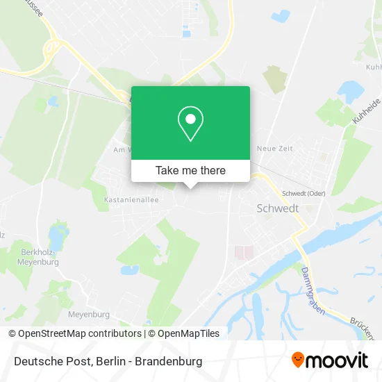 Карта Deutsche Post