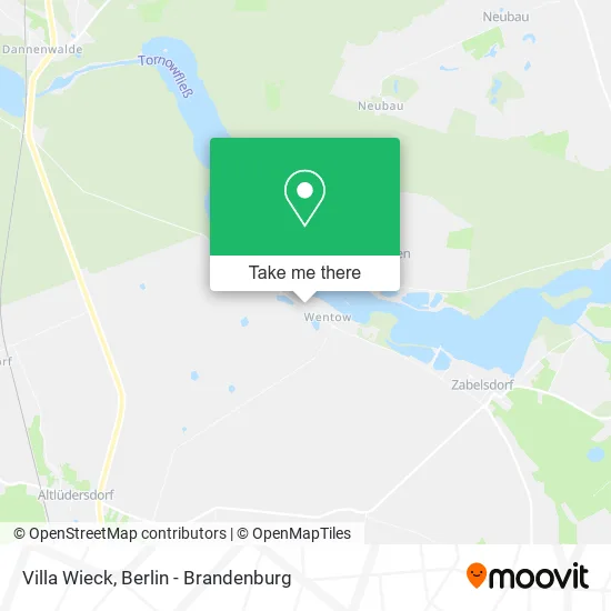 Villa Wieck map