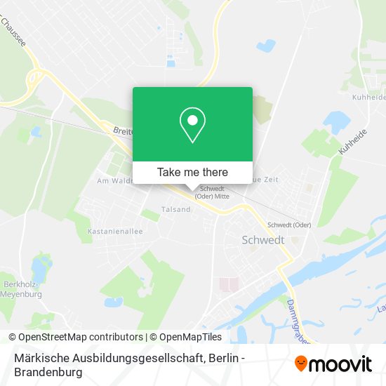 Märkische Ausbildungsgesellschaft map