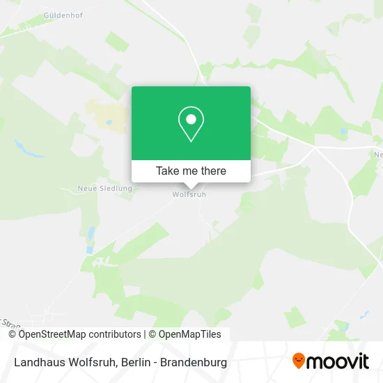 Карта Landhaus Wolfsruh