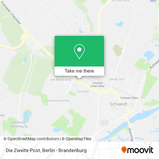 Карта Die Zweite Post