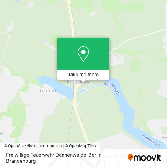 Freiwillige Feuerwehr Dannenwalde map