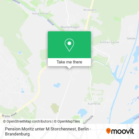 Карта Pension Moritz unter M Storchennest