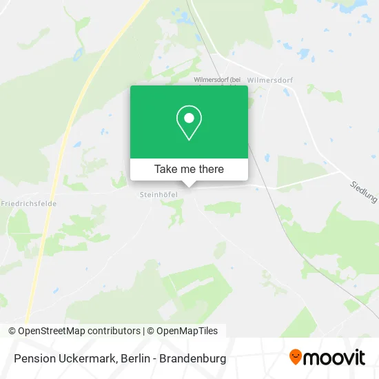 Карта Pension Uckermark