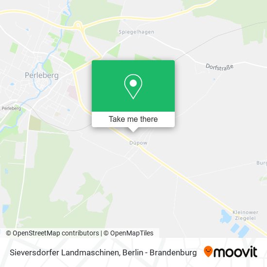 Sieversdorfer Landmaschinen map