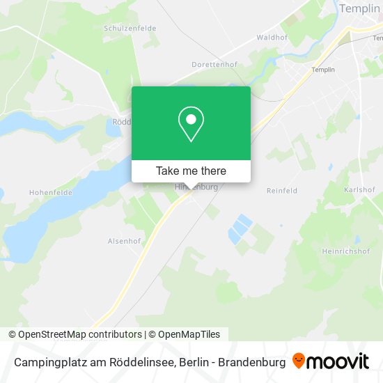 Карта Campingplatz am Röddelinsee