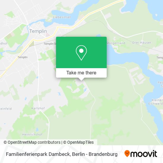 Карта Familienferienpark Dambeck