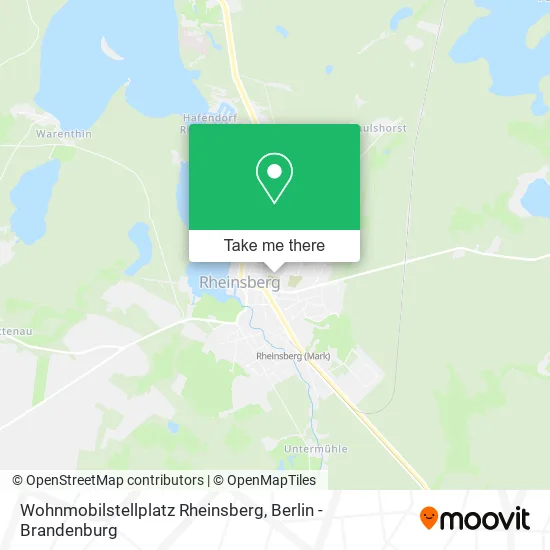Карта Wohnmobilstellplatz Rheinsberg