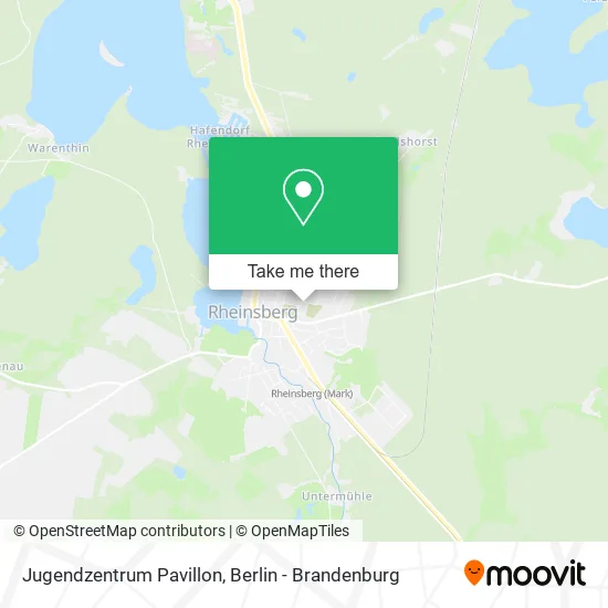 Jugendzentrum Pavillon map