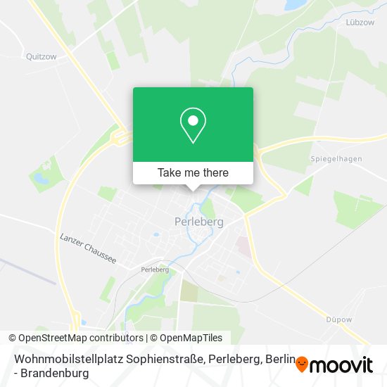 Карта Wohnmobilstellplatz Sophienstraße, Perleberg