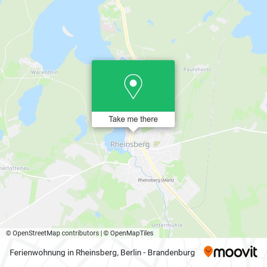 Ferienwohnung in Rheinsberg map